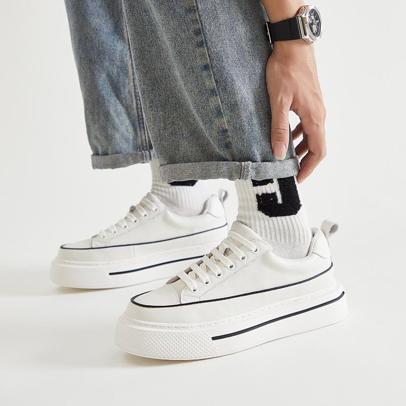 

Модные мужские модные оригинальные кожаные туфли на шнуровке спортивные оксфорды дизайнерская обувь на плоской подошве кроссовки черные белые туфли на платформе мужские 9 белый