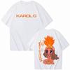 Summer Unisex Vintage Fashion Tee Karol G TROPICOQUETA 2026 T-shirt Harajuku O-neck Casual Shirt Gift Loose Cozy and Versatile