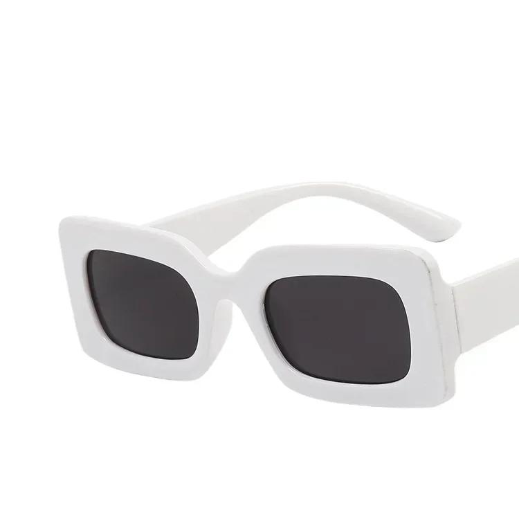 Personalized Colorful Hip-hop Driving Shades Glasses Retro Square Small Frame Sunglasses for Women Outdoor UV400 Sunglasses