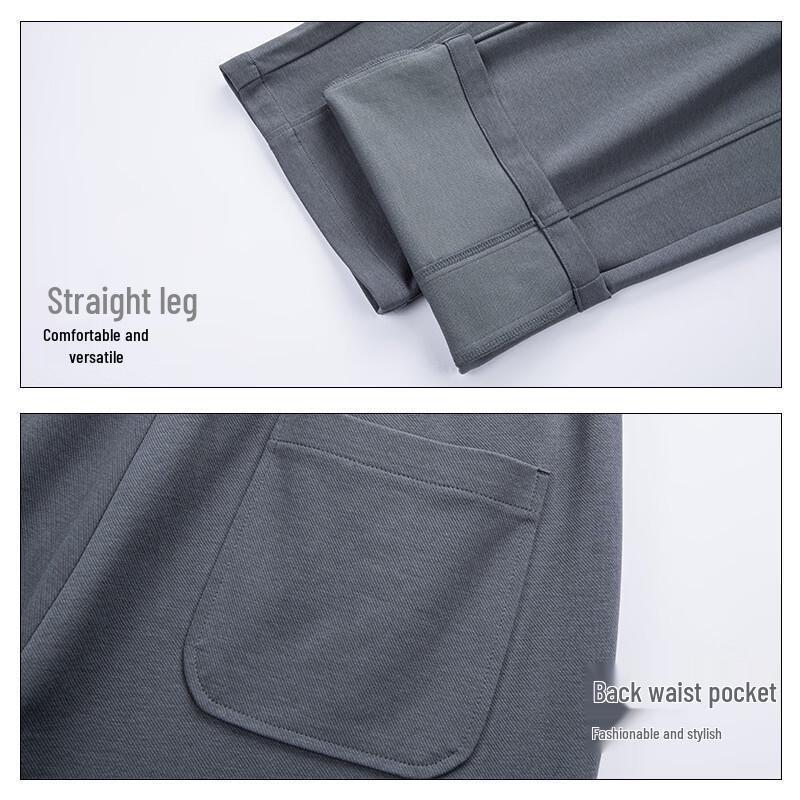 Men's Lyocell & Cotton Blend Relaxed Straight-Leg Casual Pants