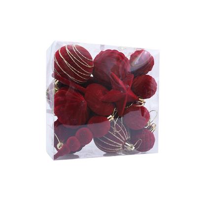 24pcs Christmas Tree Hanging Ball Set Suitable for Weddings Holiday Parties and Festive Occasions Lightweight Foam Ornaments