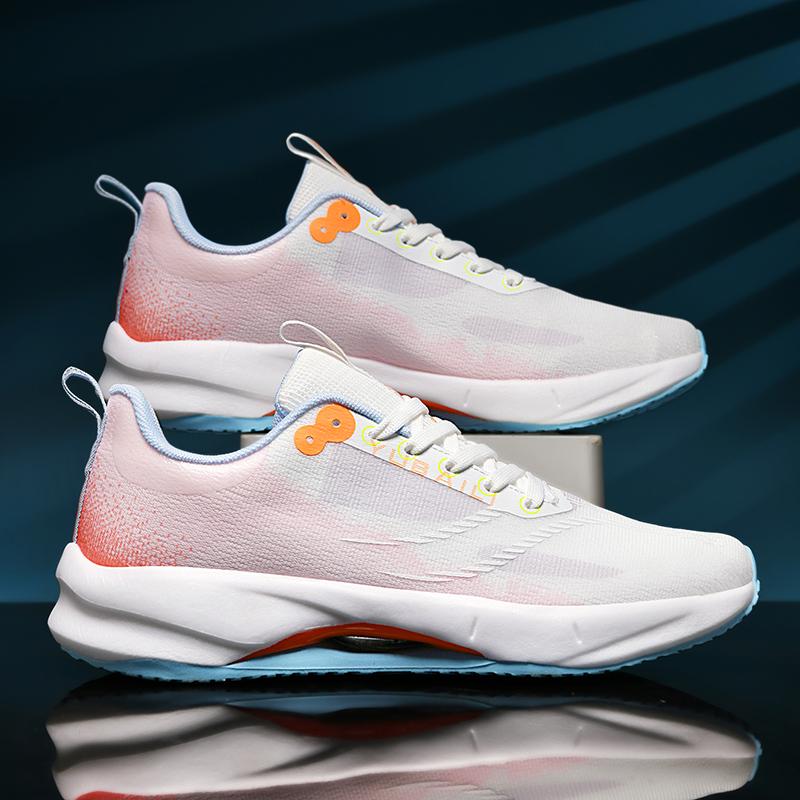 

Кроссовки для бега Marathon Air Cushion для мужчин, дышащие, легкие, женские, удобные, спортивные, нескользящие, с углеродной пластиной 36