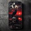 Gothic Vampire Scarlet Art Soft Phone Case for iPhone 16 16E 17 Air 15 Pro Max 14 Plus 13 Mini 11 12 7 Black Cover Back Shell