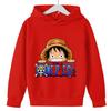 Anime One Piece Hoodies Luffy Casual Ace Law Roronoa Zoro Luffy Streetwear Kids Boys Sweatshirts Pullover Hooded Fashion Costume
