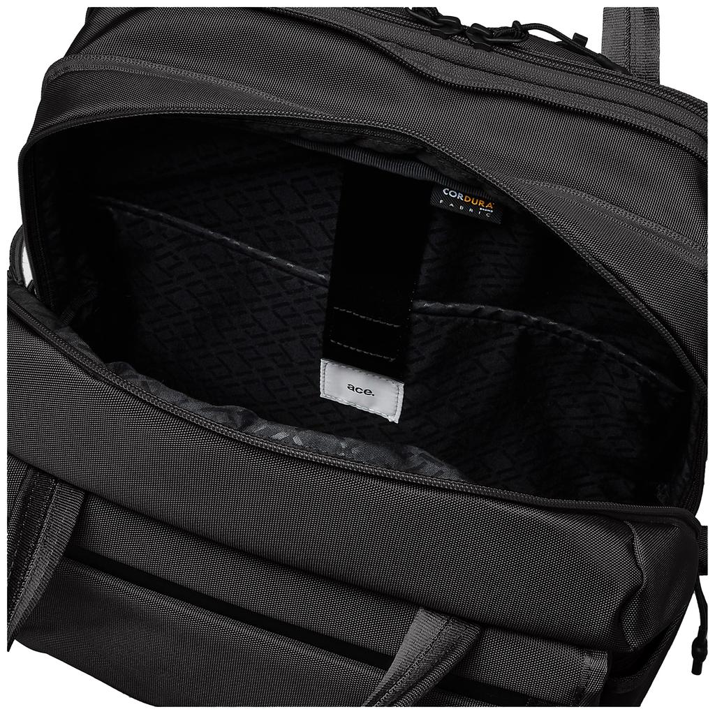 Ace Gene Multitide Backpack with Rain Cover, Features Rain- and Dust-Resistant Pockets, Fits a 15.6-inch Laptop, 67585, Men's, Black