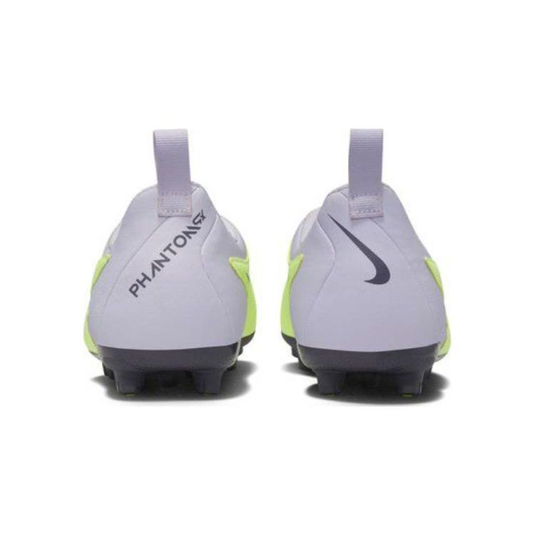 Nike Phantom Gx Academy Hg Sports Comfortable Non-Slip Wear-Resistant Low-Top Youth Soccer Shoes Kids Soccer Shoes White Yellow DD9548-705