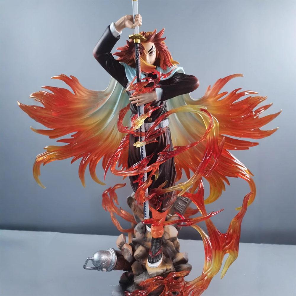 Demon Slayer Anime Figures Battle Scene Model Action Figures Collection Doll Toys GK Gifts