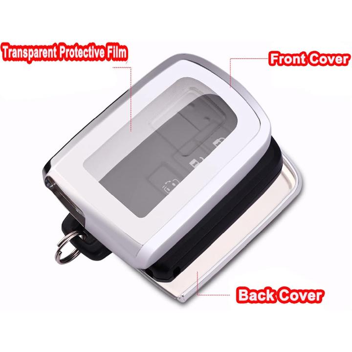 Smart TPU Key Fob Cover Case Keyless Entry Holder Protector for    Toyota Tacoma 4Runner Sequoia 2017 2018 Highlander Avalon Camry Corolla RAV4 Land