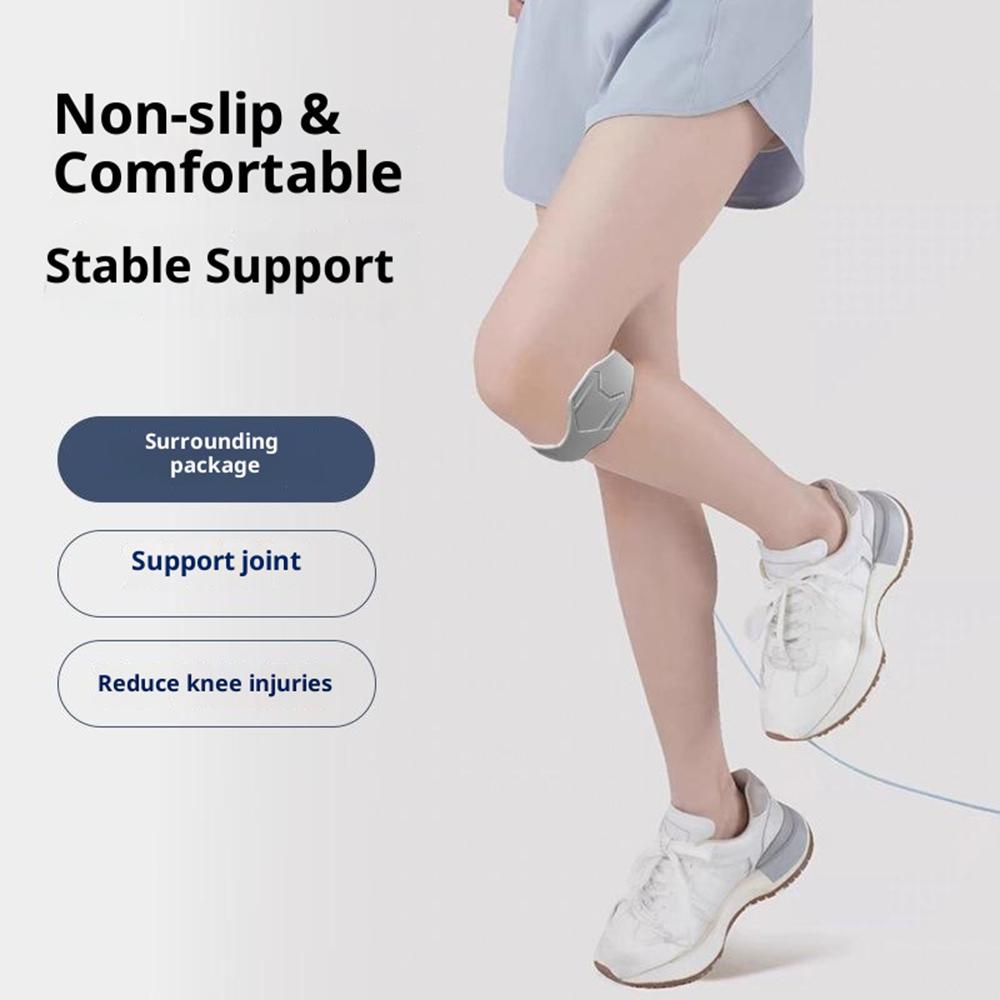 XX-025 1Pc Sports Silicone Patella Strap Lightweight Breathable Knee Support Brace Joint Stabilization Pressure Relief
