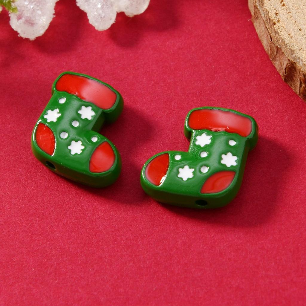 Christmas Diy Pendant, Christmas Epoxy Cartoon Metal Accessories, Christmas Fashion Accessories