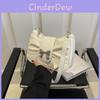 Street Style Butterfly Bow Pu Crossbody Bag With Inner Phone Pocket For Casual Wear