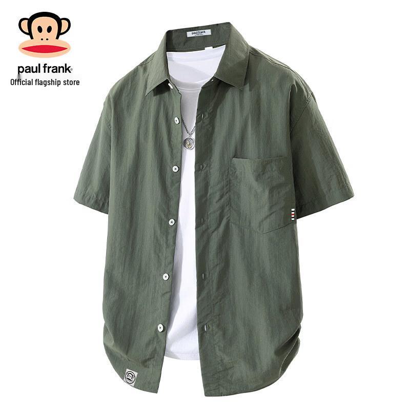 Paul Frank Men s Ice Silk Quick-Dry Short Sleeve Shirt XL