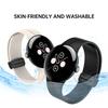 For Google Pixel Watch 3 41mm/Watch 2/Pixel Watch Silicone Band Watch Strap with Magnetic Folding Buckle