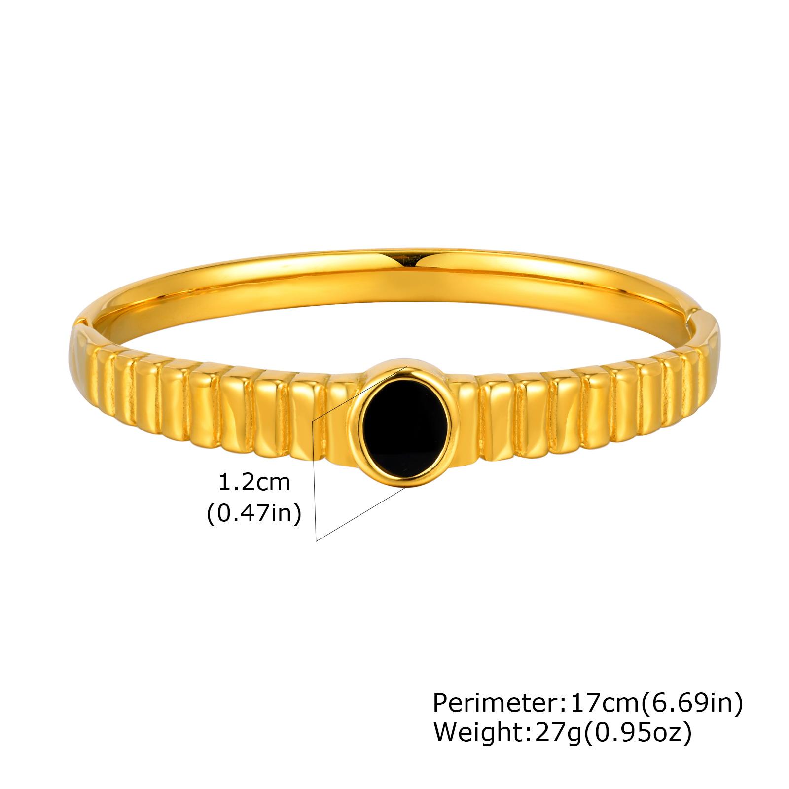 

Модные Шикарные Браслеты-Бэнглы из Нержавеющей Стали для Женщин с Позолоченным Шармом Минималистичные Браслеты Водонепроницаемая Роскошная Бижутерия Подарок