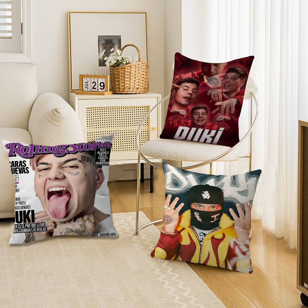 D-duki Rapper Cushion Cover Inches Farmhouse Decor Home Throw Pillow Covers for Couch Decorations