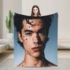 Super Soft Blanket Students Airplane Travel Conan Gray Printed Bedding Throws Flannel Bedspread For Bedroom Sofa Bed Cover