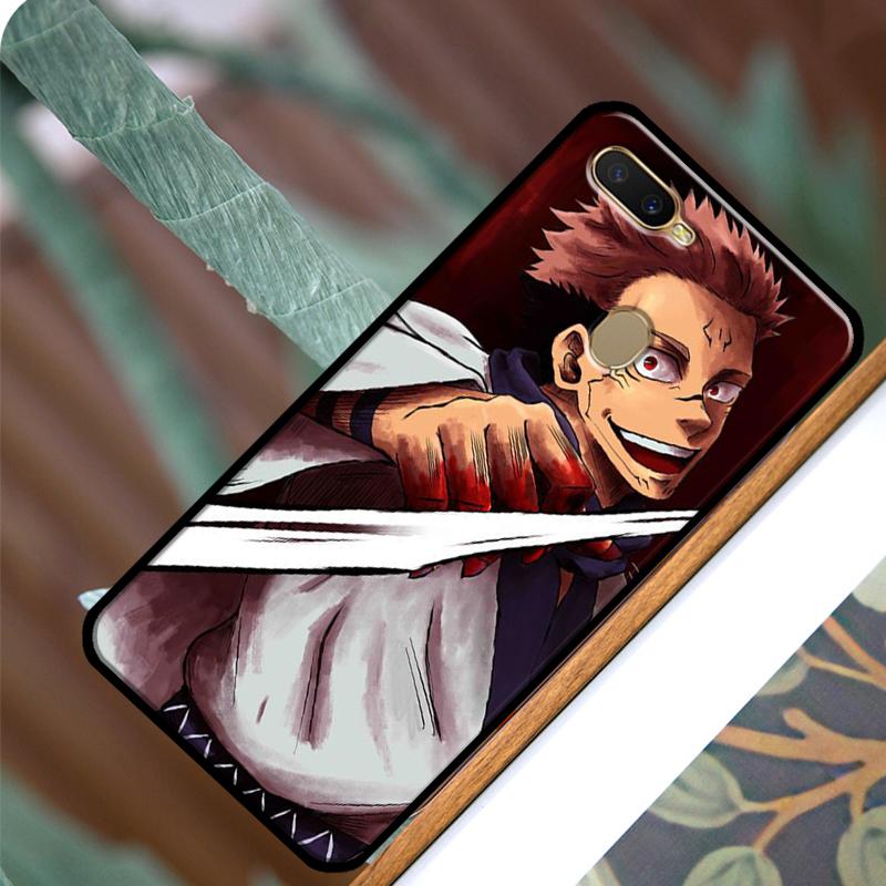 Anime Jujutsu Kaisen Ryomen Sukuna För OPPO A5 A9 A31 A53 2020 Fodral Skydd För OPPO A52 A72 A15 A1K A3S A5S A53S A54 A94 A74