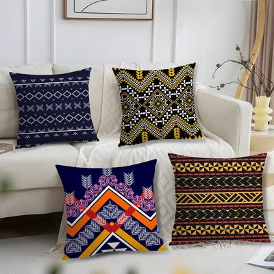 Samoan Tribe Samoa Totem Pillow Case Short Plush Print Cushion Cover Square Throw Pillow Covers Sofa Home Decor
