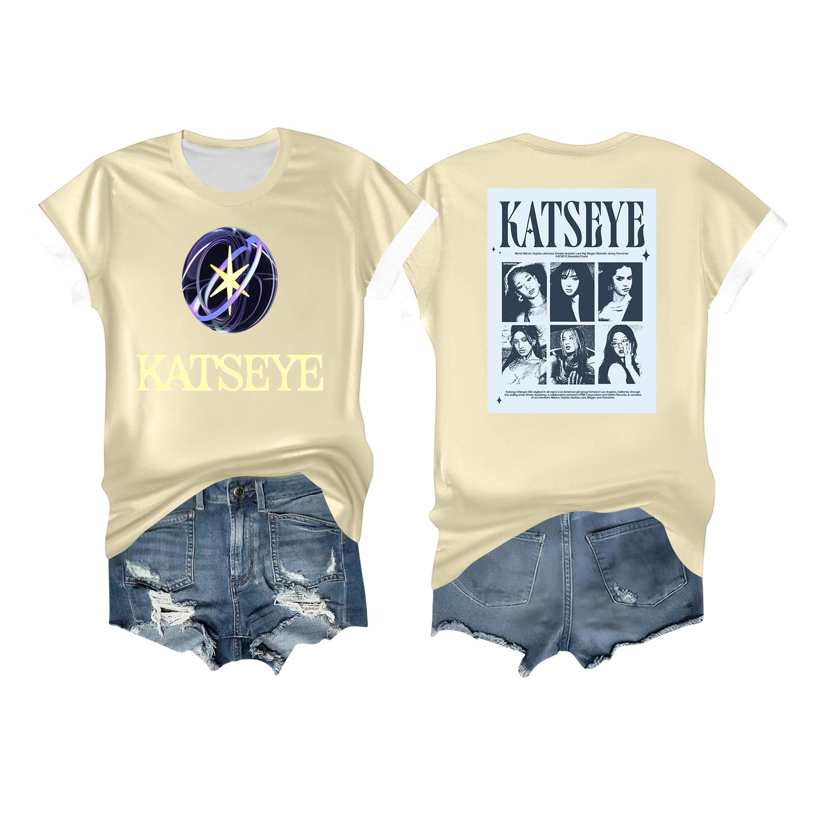 

Женская повседневная футболка с принтом, пуловер с круглым вырезом, топ с коротким рукавом L