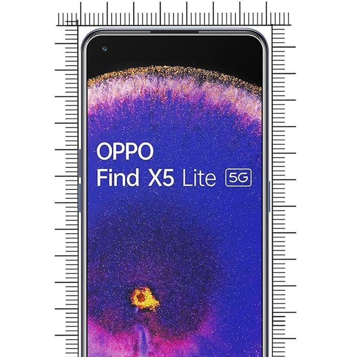 Screen Protector Film - Phonillico - Oppo Find X5 LITE - Pack 2 - Tempered Glass - Scratch-resistant