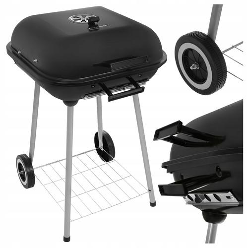 Garden Grill with Cover 53x77x46cm Kaminer