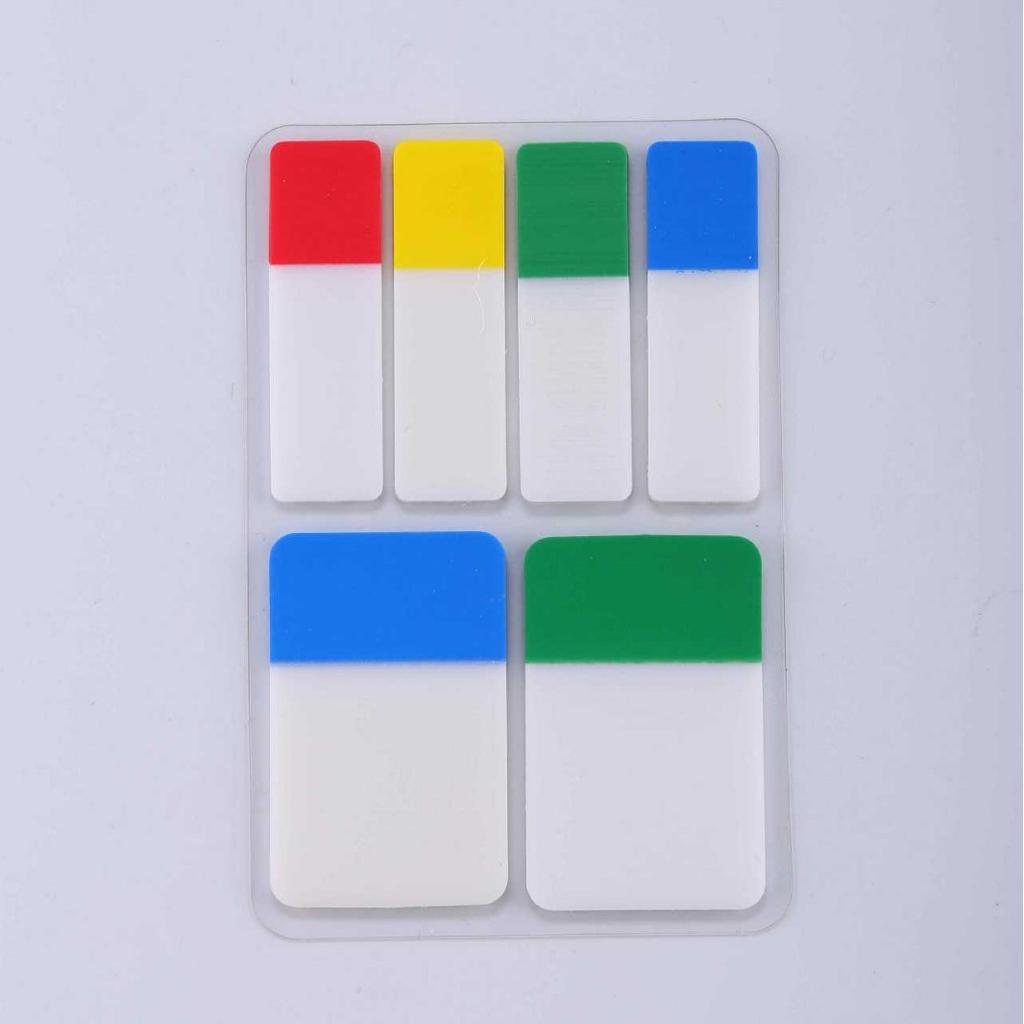 100/120Sheets Colorful Transparent Fluorescent Index Tabs Sticky Note Page Marker Planner Stickers Classification Writing Office
