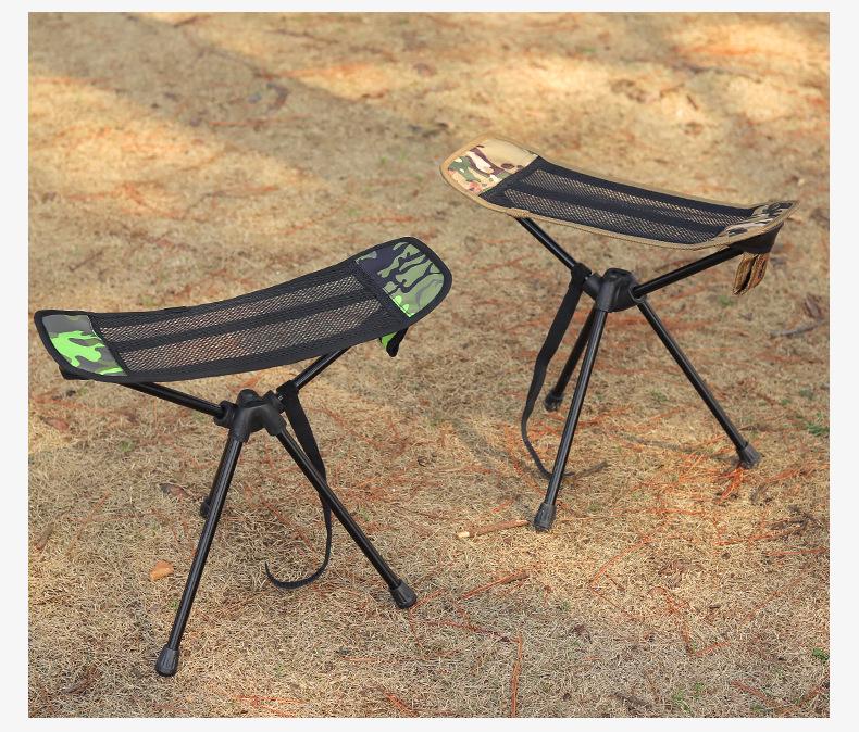 Ultra-Light Foldable Outdoor Camping Stool - Portable & Compact for Fishing, Picnic & Leisure