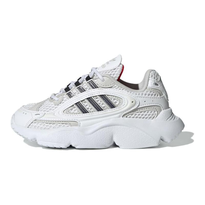 

Adidas Originals Ozmillen Anti-Slip Wear-Resistant Low-Top Kids Lifestyle Shoes Gray White Kids Sneakers IG4276 34