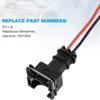 8PCS Automotive EV1 Wiring Harness Connector Corrosion Resistant OBD1 Fuel Injectors Plugs Quick Fixing for  