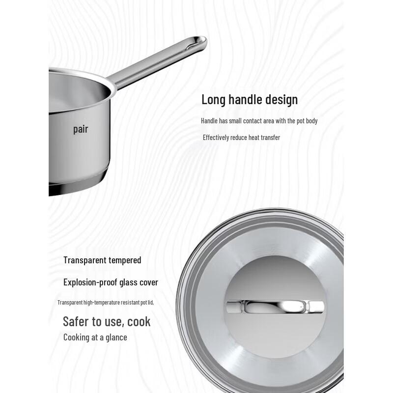 WMF Apatto Series 16cm Stainless Steel Soup Pot