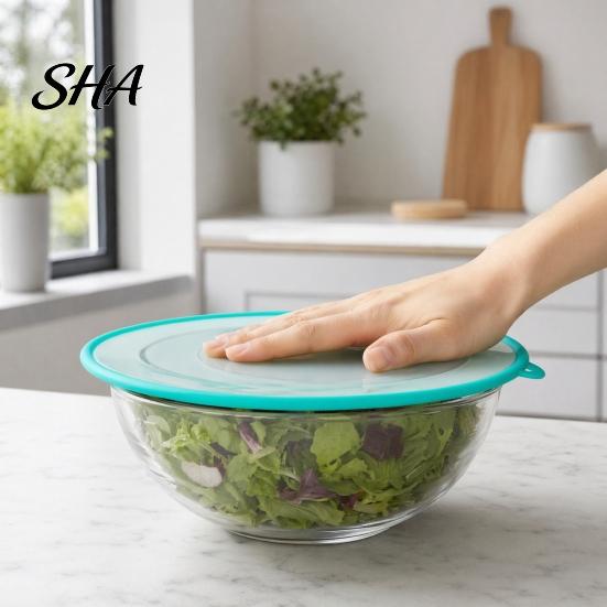 Flexible Silicone Lids Bowl Cover, Reusable Multi-Size Food Storage Set, Dishwasher Refrigerator Safe Eco-Friendly Fresh for Bowls Cups Mugs