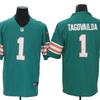 Miami Dolphins NFL Football Jersey Men Women Cotton Short Sleeve Team Sport Shirt T-Shirt Basketball Fans