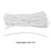 100 Stück 4,7 Zoll Länge Baumwollkerzendocht DIY Kerzenherstellung Rauchfreier Wachs-Baumwollkern