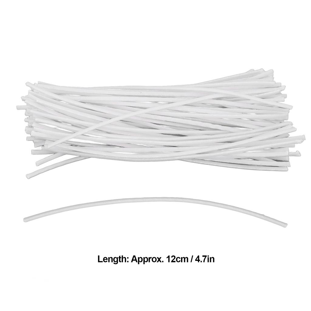 100pcs 4.7in Length Cotton Candle Wick DIY Candle Making Smokeless Wax Cotton Core