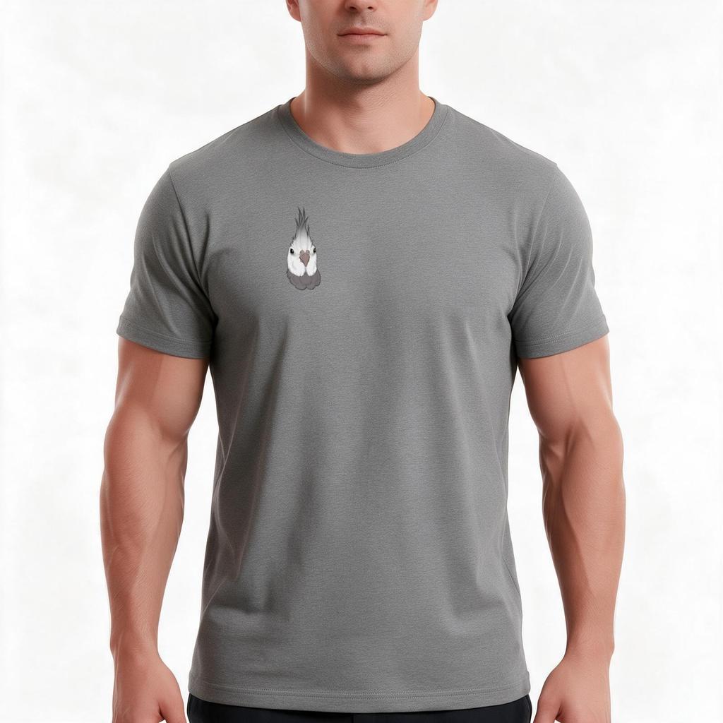 White Faced Cockatiel Tshirt Summer Casual Cotton Tee Oversized Streetwear Tops Vintage Graphic Print Unisex Unisex Unisex