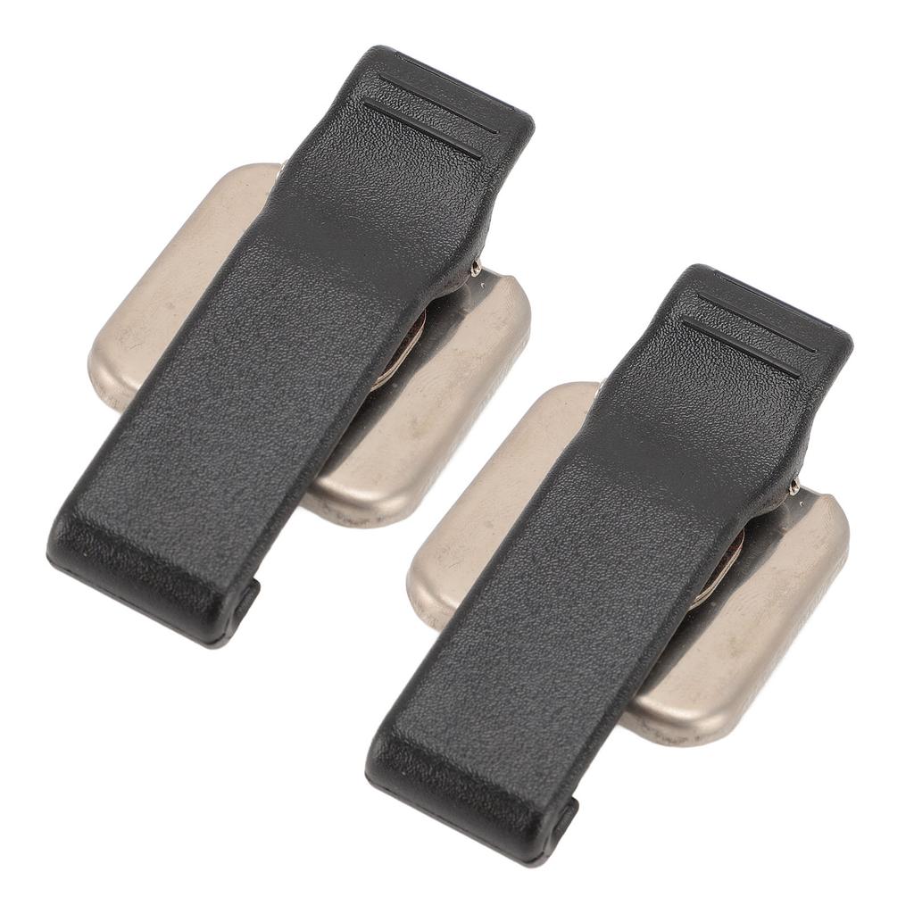 2Pcs 2 Way Radio Belt Clip Portable Sturdy Enhanced Safety Radio Replacement Belt Clip for DP3441