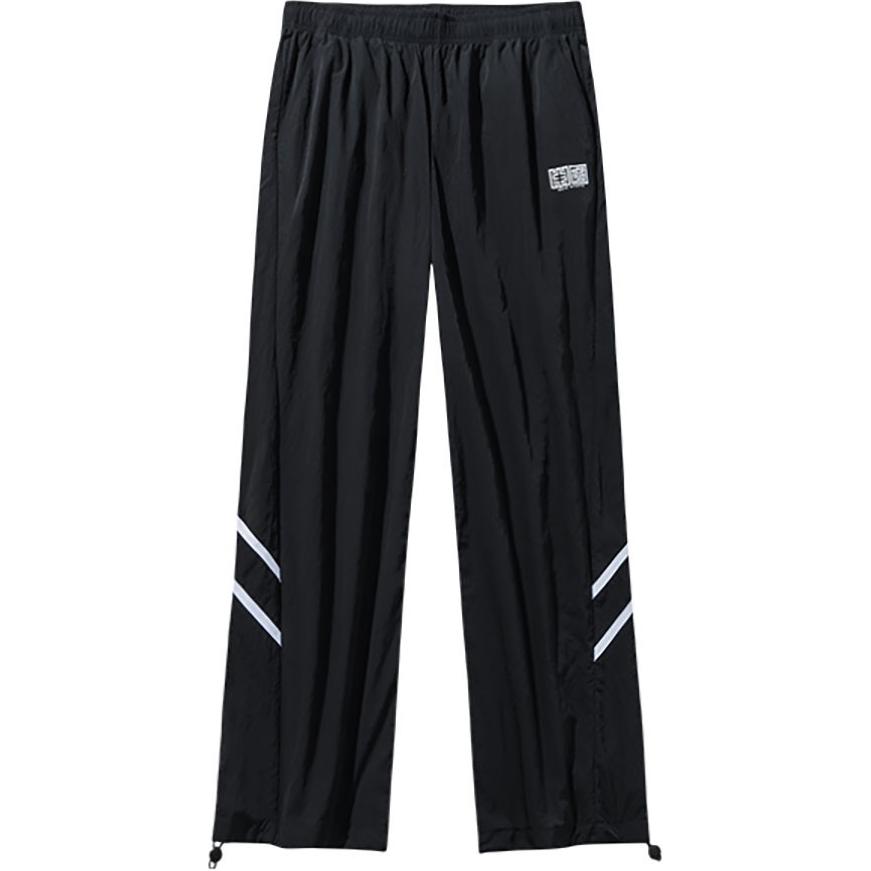 

Anta Casual Loose Solid Color Knitted Sports Pants Men bottoms Black 952438506-2 L