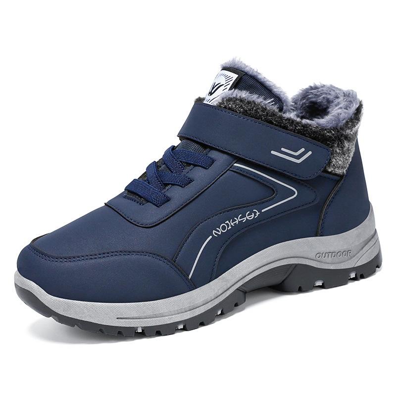 

Cotton shoes men s new cotton boots in autumn and winter, piled and thickened cold-proof short boots, casual walking shoes, warm snow boots 40