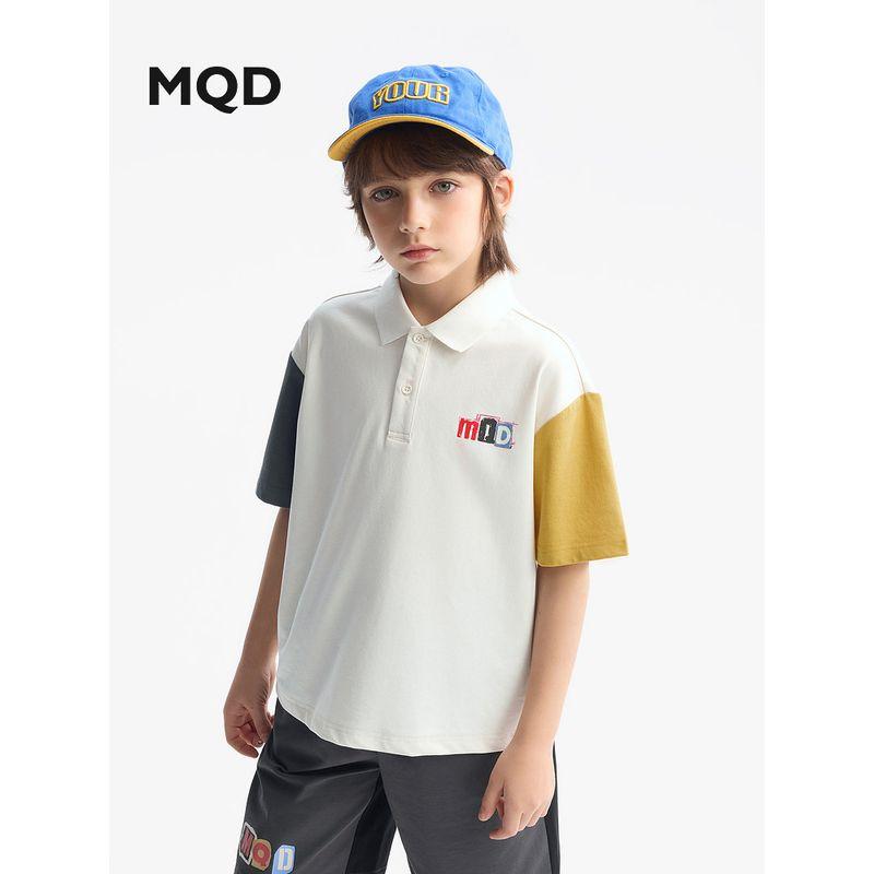 [Moisture-Absorbing and Quick-Drying] Mqd Children's Clothing Boys' Polo Shirt Summer New Style Children's Short-Sleeved T-Shirt Loose Top