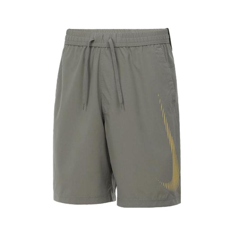 Nike Comfortable Sports Minimalist Lace-Up Three-Quarter Casual Shorts Men shorts Green HJ4046320