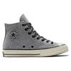 Converse Chuck 70 High Flannel Grey Unisex Sneakers Black A04285C