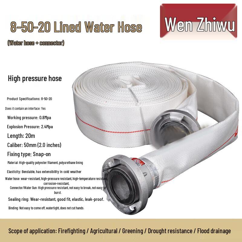 Wenzhiwu Heavy-Duty Pressure-Resistant Fire & Irrigation Hose