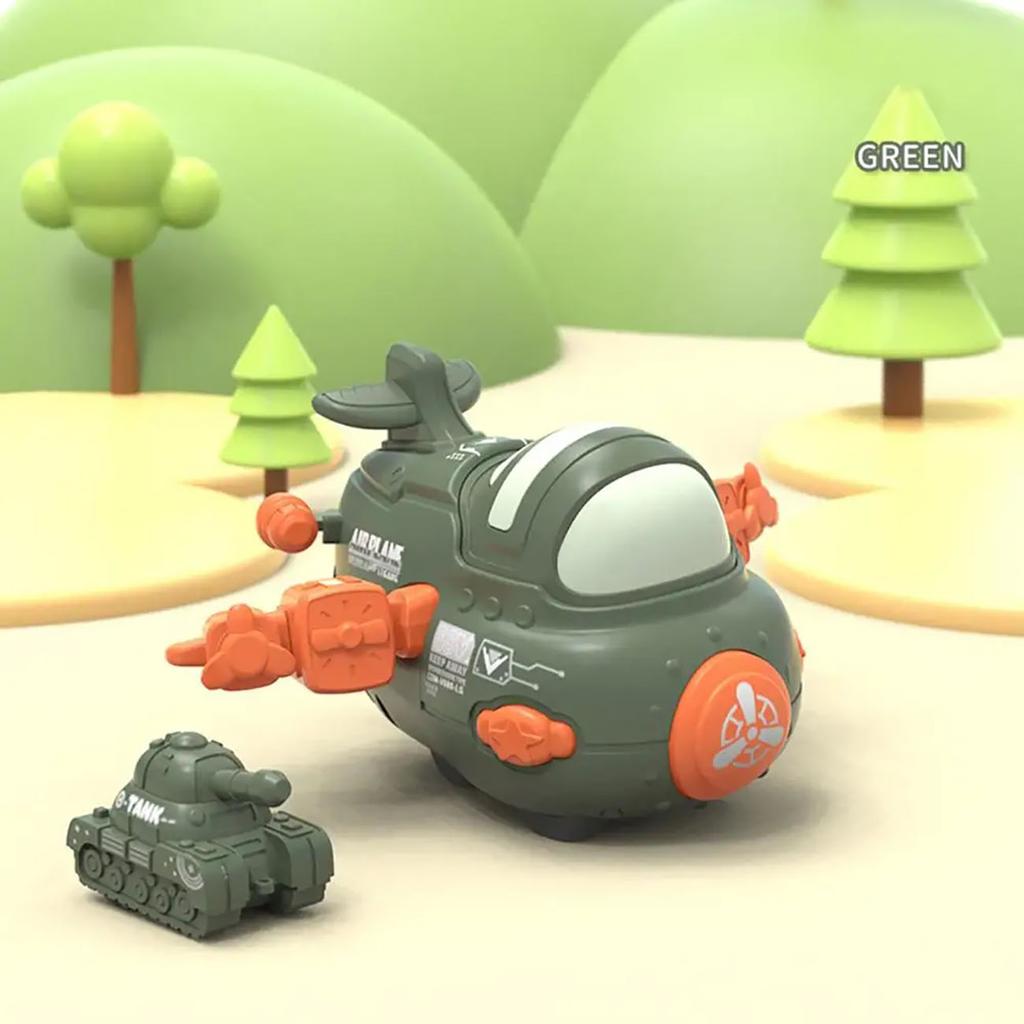 Inertia Airplane Toy For Children Cute Friction Powered Airplane Model 360 Rotating Wing Dream Aeroplane For Kids Birthday Gifts