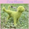 Garden Resin Dog Figurine For Outdoor Patio And Balcony Decor