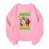Children's Fashionable Lightweight Long-sleeved Round Neck Pullover With Pockets Printed Pullover