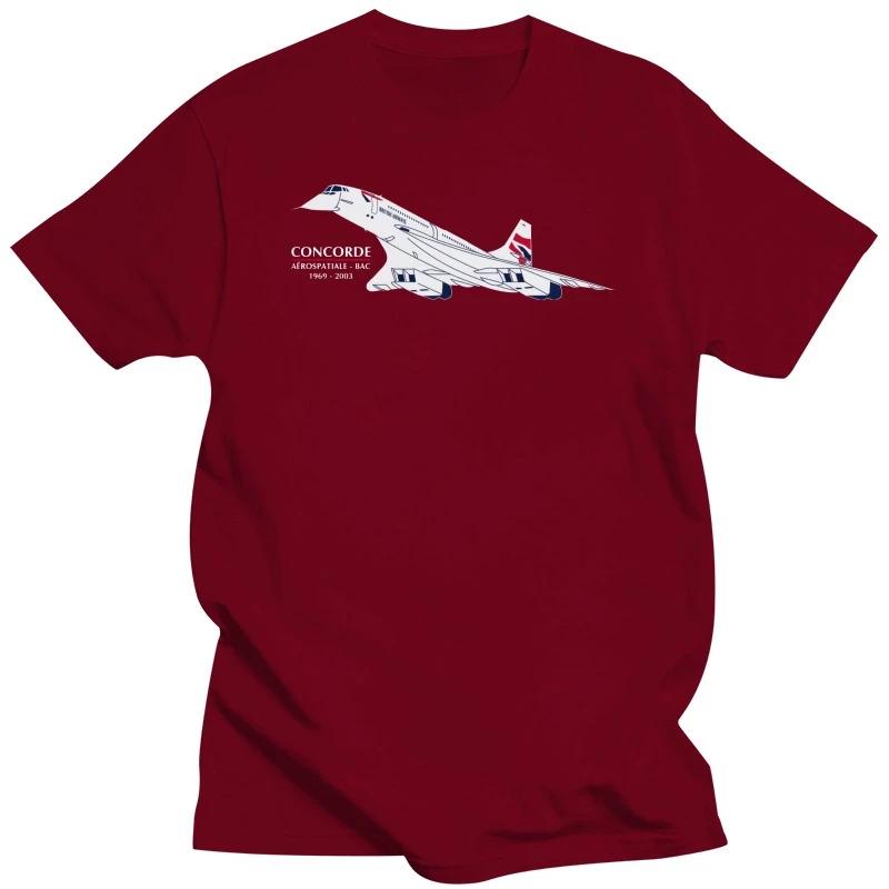 2019 Horký výprodej Nové pánské tričko Kreslené Hip Hop tričko Aeroclassic Letecké Concorde Vysoce kvalitní pánské tričko