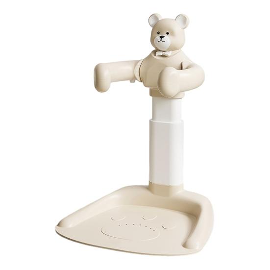 

Подставка для детской ванночки с устойчивой конструкцией, эргономичным дизайном, противоскользящей безопасностью, регулируемой высотой, спинкой, башня для купания ребенка хаки