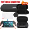 Hard EVA Carrying Case with Tempered Glass Film Handheld Game Console Case Waterproof for Trimui Smart Pro Handheld Game Console