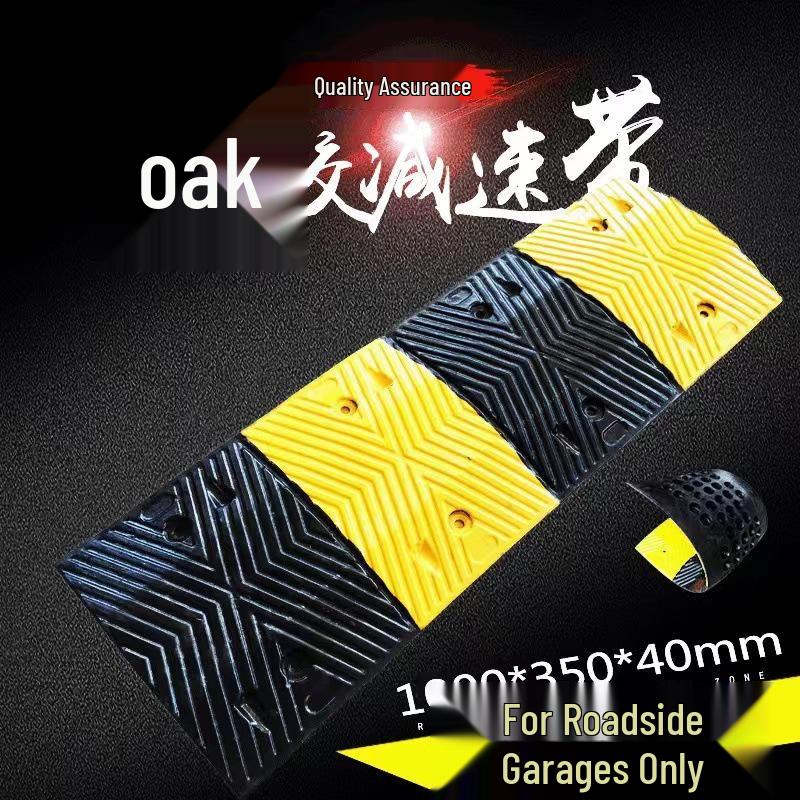 Rubber Speed Bump Cast Iron Ramp Plate