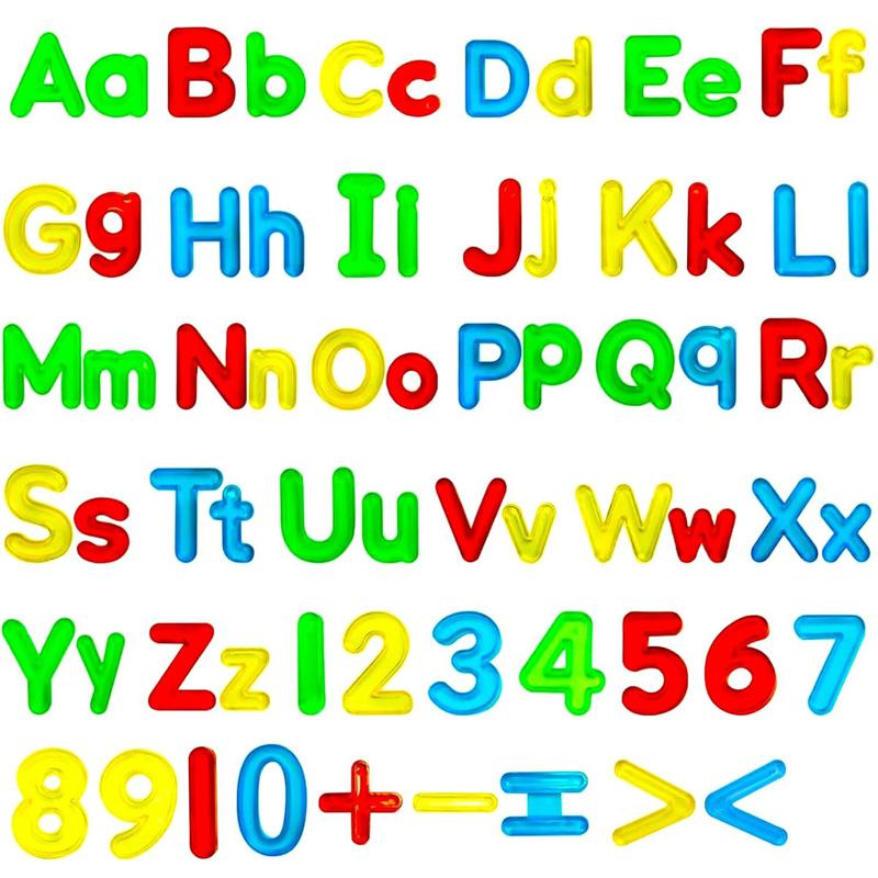 Transparent Alphabet Letters And Numbers Kids Educational Counting And Spelling Preschool Learning Sensory Montessori Toys
